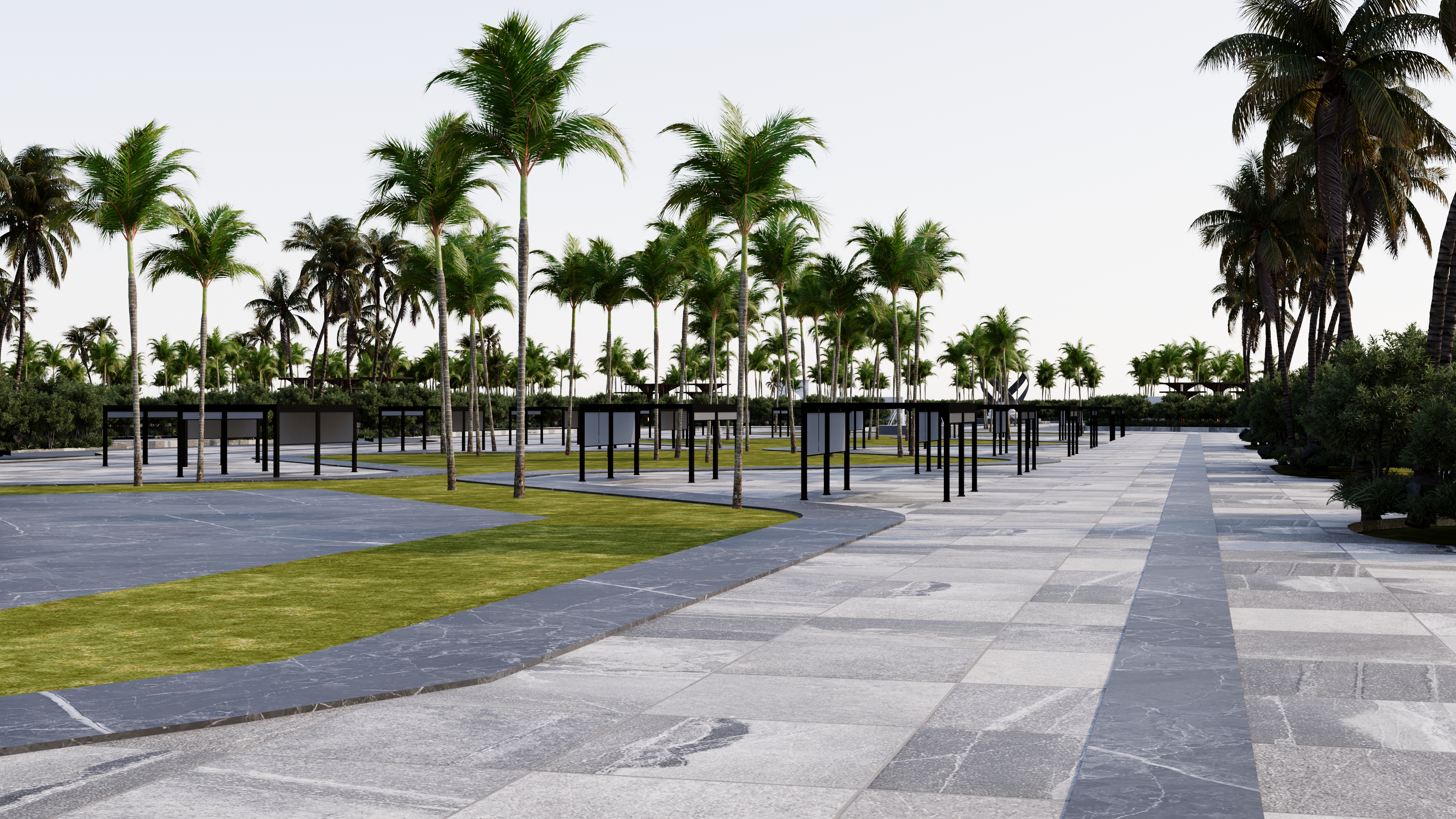 نصب تذكاري فني مع علم المملكة العربية السعودية في ساحة جامعة الأمير محمد بن فهد