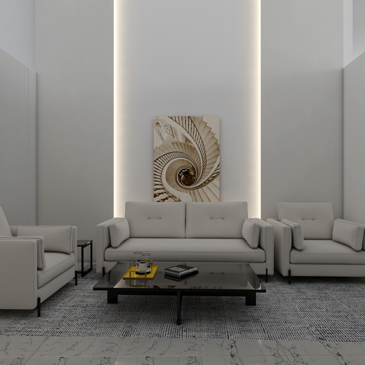 واجهة عرض المشاريع العقارية داخل المركز